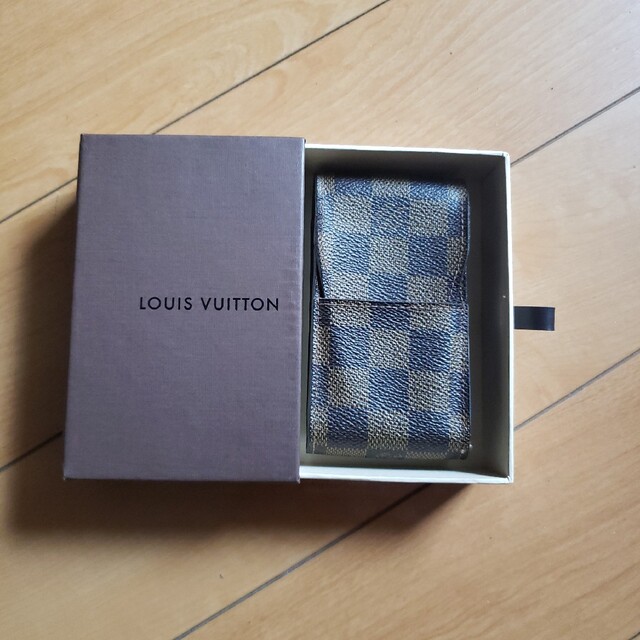 LOUIS VUITTON(ルイヴィトン)の本物保証 ルイヴィトン 　ダミエ　 タバコケース メンズのファッション小物(タバコグッズ)の商品写真