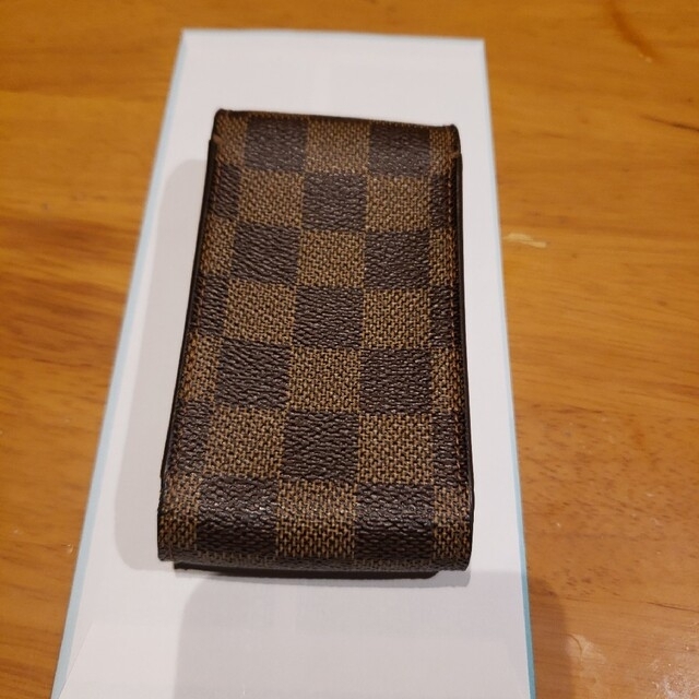 LOUIS VUITTON(ルイヴィトン)の本物保証 ルイヴィトン 　ダミエ　 タバコケース メンズのファッション小物(タバコグッズ)の商品写真