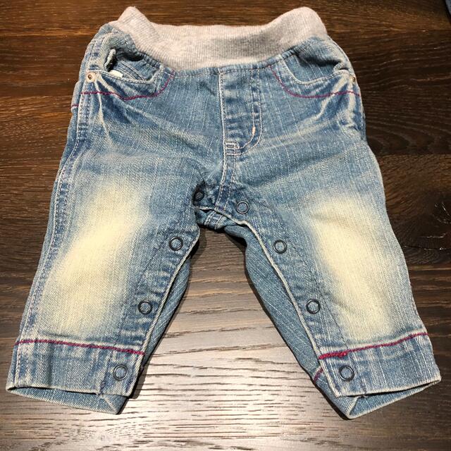 F.O.KIDS(エフオーキッズ)のF.O.KIDS  ダメージ加工デニムパンツ　70 キッズ/ベビー/マタニティのベビー服(~85cm)(パンツ)の商品写真