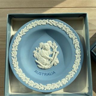 ウェッジウッド(WEDGWOOD)の英国製 ウェッジウッド ジャスパー コアラ ミニプレート(陶芸)