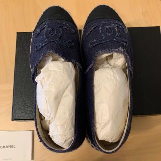 シャネル(CHANEL)のCHANEL シャネル 靴　エスパドリーユ　40(スリッポン/モカシン)