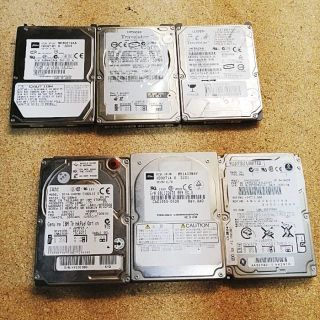 ノートPC用　2.5inchHDD ATAPI接続 6個セット(PCパーツ)