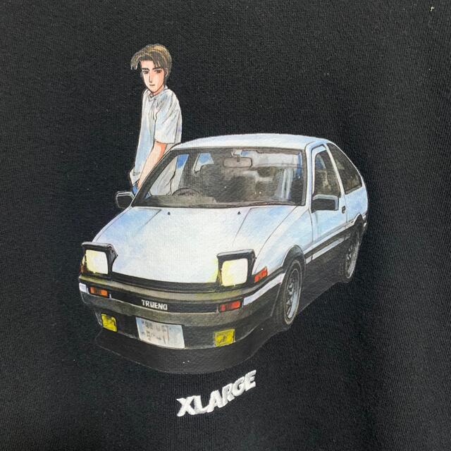 エクストララージx頭文字D パーカー コラボ セール激安商品 新品 X-LARGE エクストララージ 頭文字D コラボ パーカー ブラック L パーカー