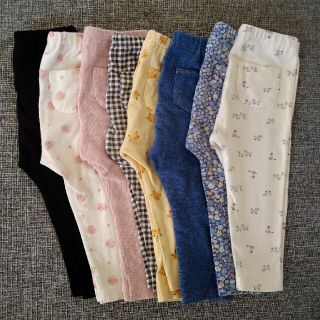 ユニクロ(UNIQLO)の柚子さん専用　ユニクロ　レギンス 10分丈　ヒートテック80cm(パンツ)