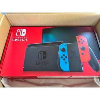 ニンテンドースイッチ(Nintendo Switch)の新品未開封 Nintendo Switch ネオンブルー(家庭用ゲーム機本体)