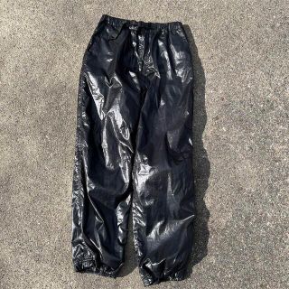 アートヴィンテージ(ART VINTAGE)のused ナイロンパンツ　黒　ベルト付(その他)