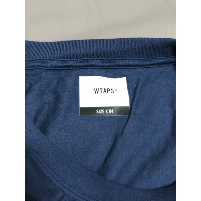W)taps(ダブルタップス)のXL wtaps ロンT  Tシャツ　ネイビー　4 メンズのトップス(Tシャツ/カットソー(七分/長袖))の商品写真