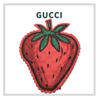 グッチ(Gucci)の【みさりんさん専用】マイクロGG いちご　イチゴ コインケース レッド PVC(コインケース)