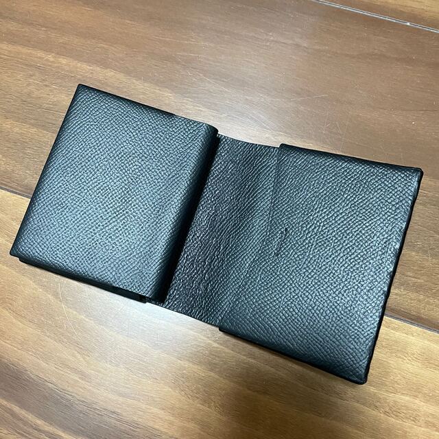 T.MBH TMBH ポロサスクロコ 葉合わせ 2つ折り財布 ブラック | www