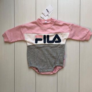 フィラ(FILA)の【新品】FILA　トレーナー　ロンパース　70cm　女の子(ロンパース)