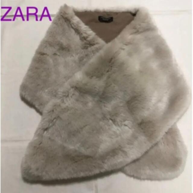 ZARA(ザラ)のZARAファーマフラー レディースのファッション小物(マフラー/ショール)の商品写真