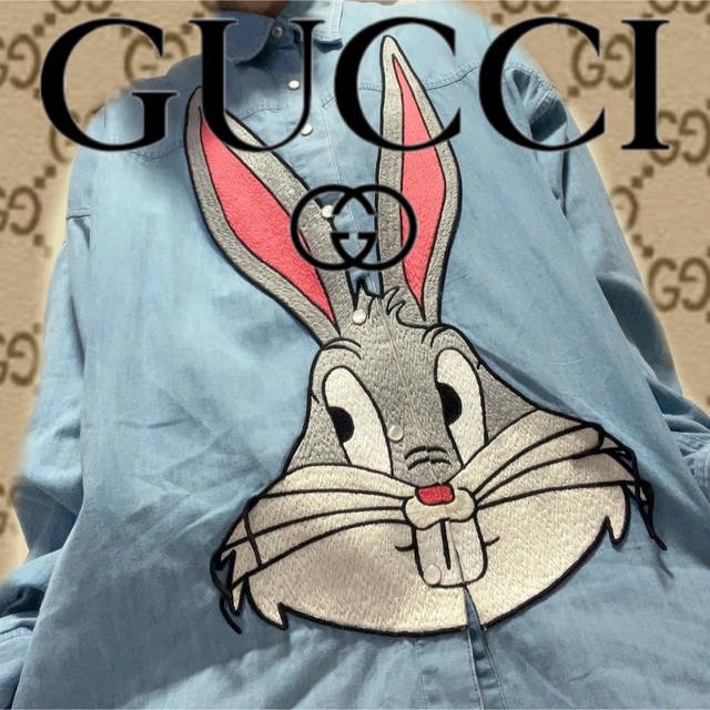 ブラウス Gucci デニムシャツの通販 by natsu's shop|グッチなら
