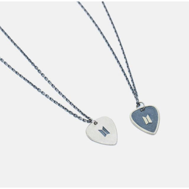 [SUGA] GUITAR PICK NECKLACE シルバー 1