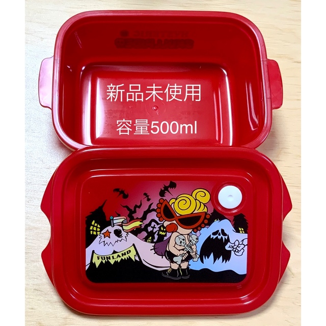 HYSTERIC MINI(ヒステリックミニ)のヒスミニ☆正規品☆新品☆フードコンテナ☆保存容器☆ランチ☆お弁当☆赤 インテリア/住まい/日用品のキッチン/食器(弁当用品)の商品写真