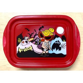 ヒステリックミニ(HYSTERIC MINI)のヒスミニ☆正規品☆新品☆フードコンテナ☆保存容器☆ランチ☆お弁当☆赤(弁当用品)