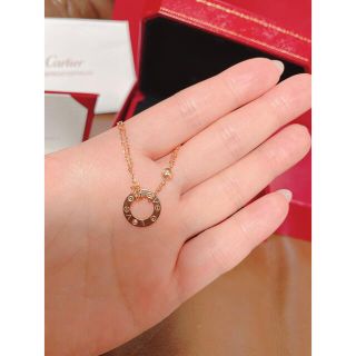 カルティエ(Cartier)のカルティエ LOVE ネックレス ダイヤモンド2個(ネックレス)