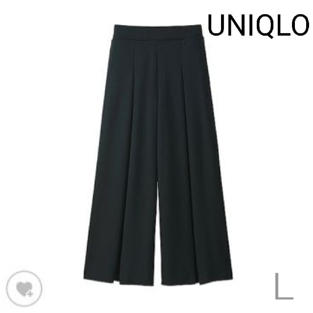 UNIQLO(ユニクロ)のUNIQLO ジャージースカンツ L 黒 レディースのパンツ(カジュアルパンツ)の商品写真