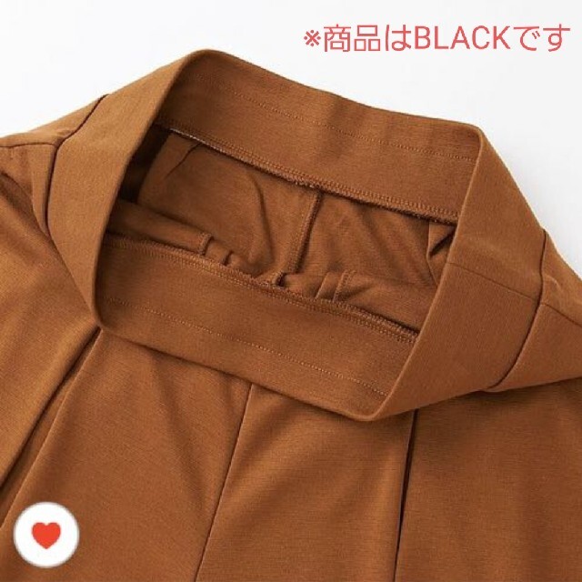 UNIQLO(ユニクロ)のUNIQLO ジャージースカンツ L 黒 レディースのパンツ(カジュアルパンツ)の商品写真