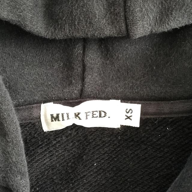 MILKFED.(ミルクフェド)のMILKFED ミルクフェド バックプリント フルジップ パーカー　XS レディースのトップス(パーカー)の商品写真