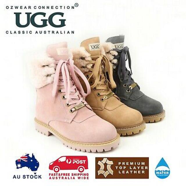 【新品未使用】OZWEAR UGG ブーツ　ブラック