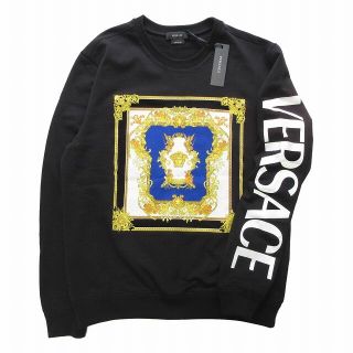 ヴェルサーチ(VERSACE)の21aw ヴェルサーチ ヴェルサーチェ ロゴ メデューサ グレカ模様 スウェット(その他)