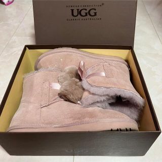 アグ(UGG)のUGG ピンク　ぽんぽんブーツ　Ugg Stella Pom 3/4 boots(ブーツ)