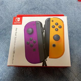 新品未開封　任天堂Joy-Con(L) ネオンパープル/(R) ネオンオレンジ(その他)