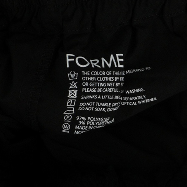 フォルム FORME タイトスカート ミモレ丈 F 黒 ブラック