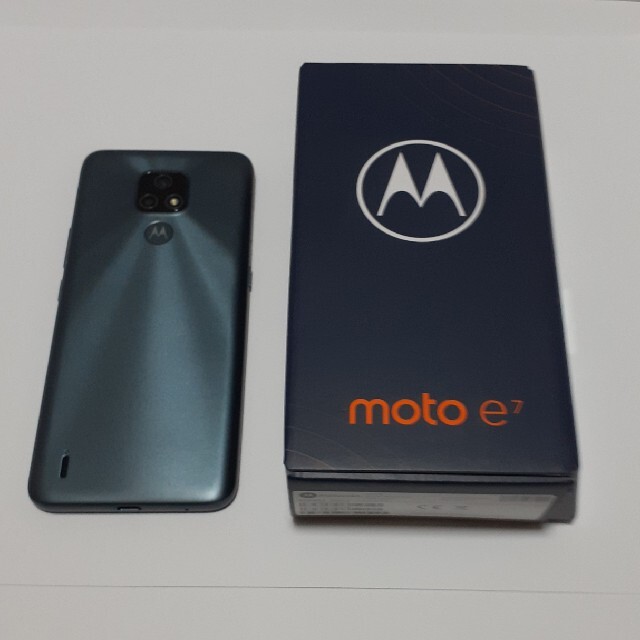 スマホ家電カメラMOTOROLA moto e7 ミネラルグレイ