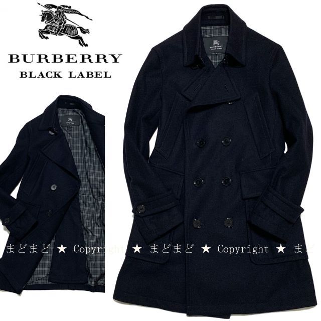 BURBERRY BLACK LABEL - バーバリーブラックレーベル カシミヤ混 P