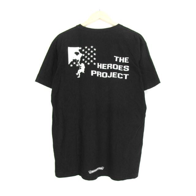 ー状態ランククロムハーツCHROME HEARTS■HEROES PROJECT Tシャツ