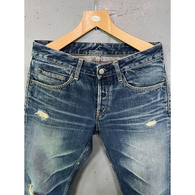 H.R MARKET ダメージ加工セルビッチデニム!日本製!