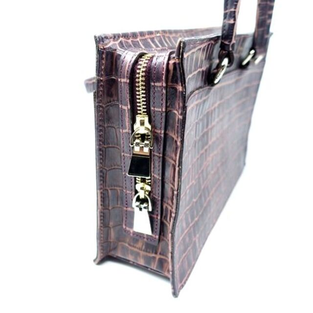 ANIARY CROCO EMBOSS HANDBAG