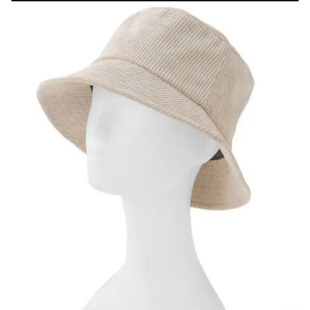 GRL(グレイル)のGRL グレイル　コーデュロイ バケットハット 帽子　新品未使用 レディースの帽子(ハット)の商品写真