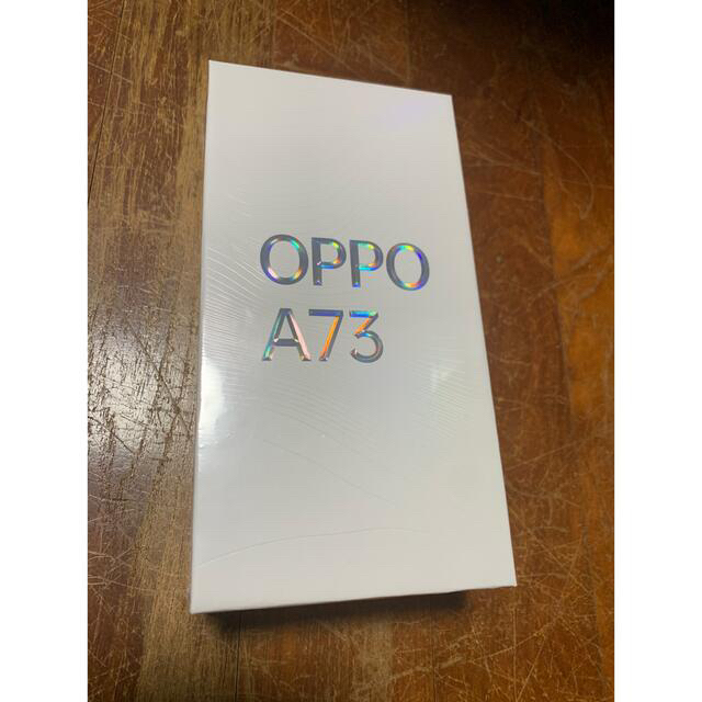 年末のプロモーション特価！ OPPO - 新品未開封　OPPO A73 SIMフリースマートフォン ダイナミック オレンジ スマートフォン本体