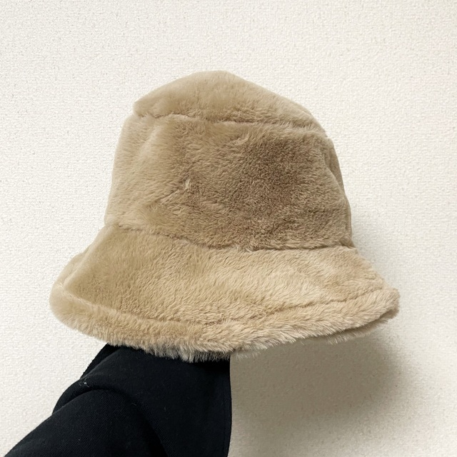 SeaRoomlynn(シールームリン)の大人気！sea room lynn FUR BUCKET HAT(ベージュ)　 レディースの帽子(ハット)の商品写真