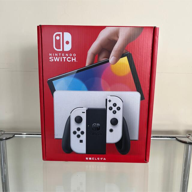 新品 未開封 Nintendo Switch 有機EL モデル 2月20日購入本体のみパッケージ種類