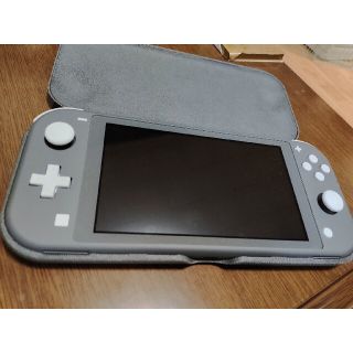 Nintendo Switch Liteグレー　中古(家庭用ゲーム機本体)