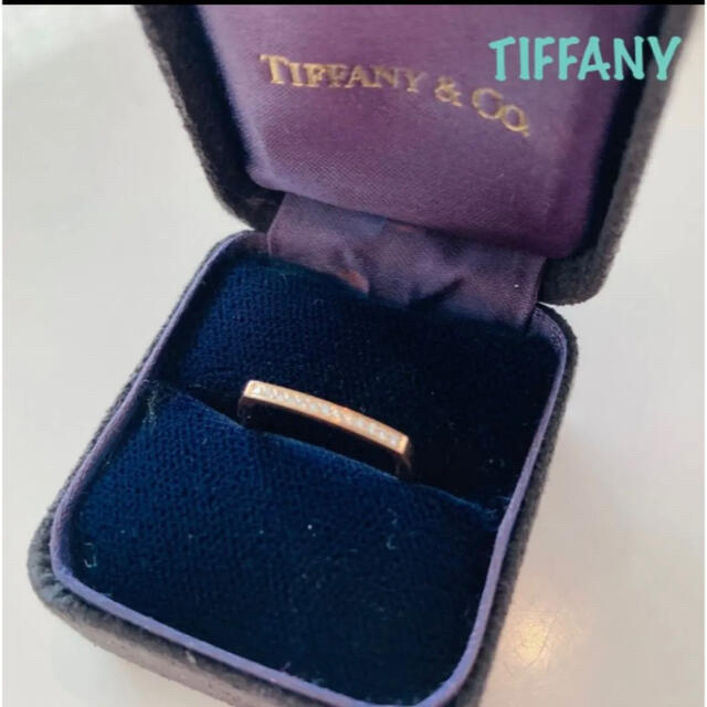 【ご専用♡】TIFFANY♡ダイヤ マイクロ トルクリング♡K18PG♡10号