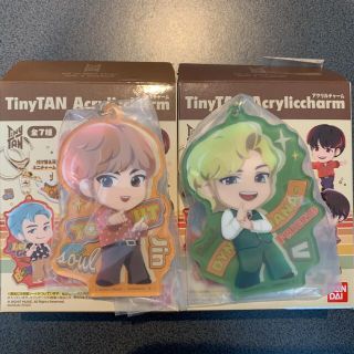 バンダイ(BANDAI)のtinyTAN タイニータン　アクリルチャーム V ＆JIN(男性アイドル)