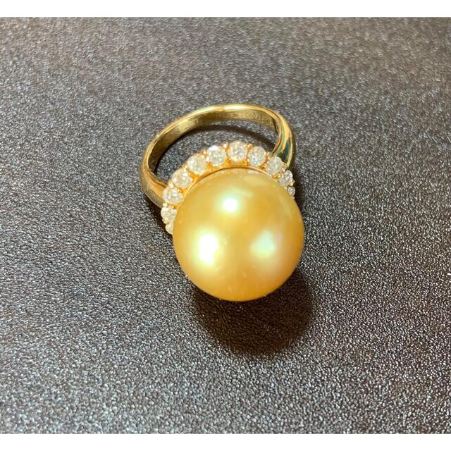 ●日本正規品● 専用　　大粒 ダイヤk18リング　2点 南洋パール 南洋真珠 リング(指輪)