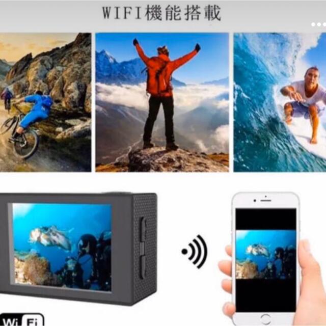 1169円 期間限定特別価格 4K スポーツ アクションカメラ 高画質 WiFi 防水 GoPro代替品