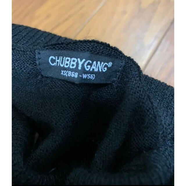 CHUBBYGANG(チャビーギャング)のCHUBBYGANG ニット チュニック XS キッズ/ベビー/マタニティのキッズ服女の子用(90cm~)(ワンピース)の商品写真