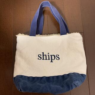 シップス(SHIPS)のSHIPS☆モコモコ 刺繍トートバッグ(トートバッグ)