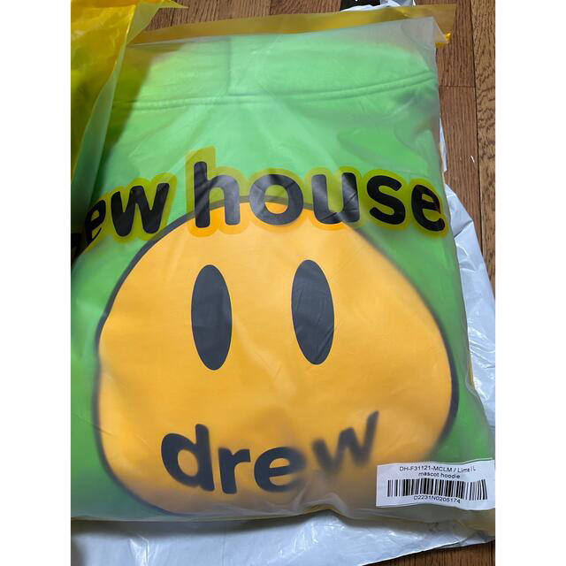 drew house mascot hoodie  lime Lサイズパーカー