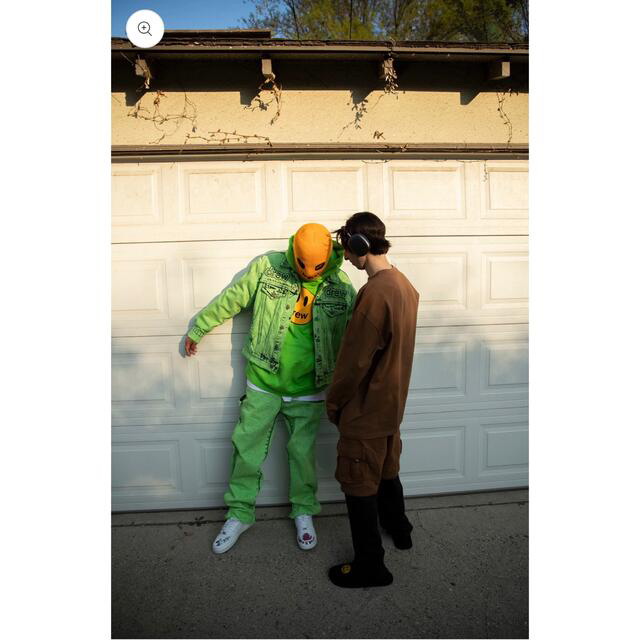 OFF-WHITE(オフホワイト)のdrew house mascot hoodie  lime Lサイズ メンズのトップス(パーカー)の商品写真