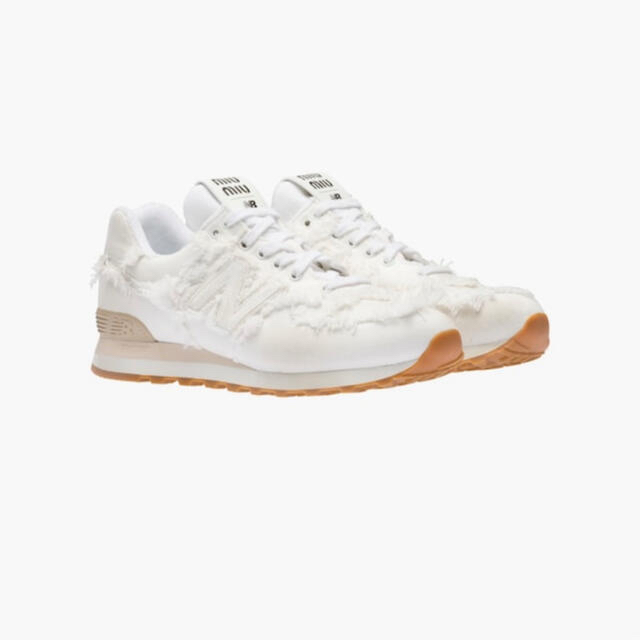 新品 miumiu×New balance 37.5サイズ ホワイト