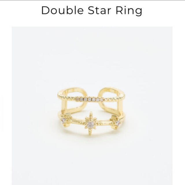 Crayme,(クレイミー)のCrayme, Double Star Ring レディースのアクセサリー(リング(指輪))の商品写真