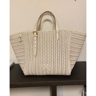 アニヤハインドマーチ(ANYA HINDMARCH)のNeeson Square Tote Anya Hindmarch 未使用(トートバッグ)