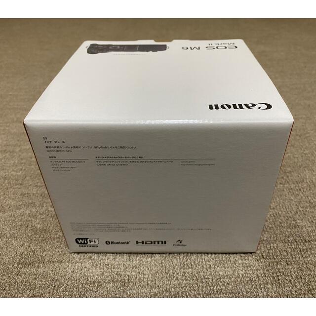 Canon EOS M6 Mark II ミラーレス一眼カメラ シルバー ボディ Canon EOS M6 Mark II ミラーレス一眼カメラ シルバー ボディ